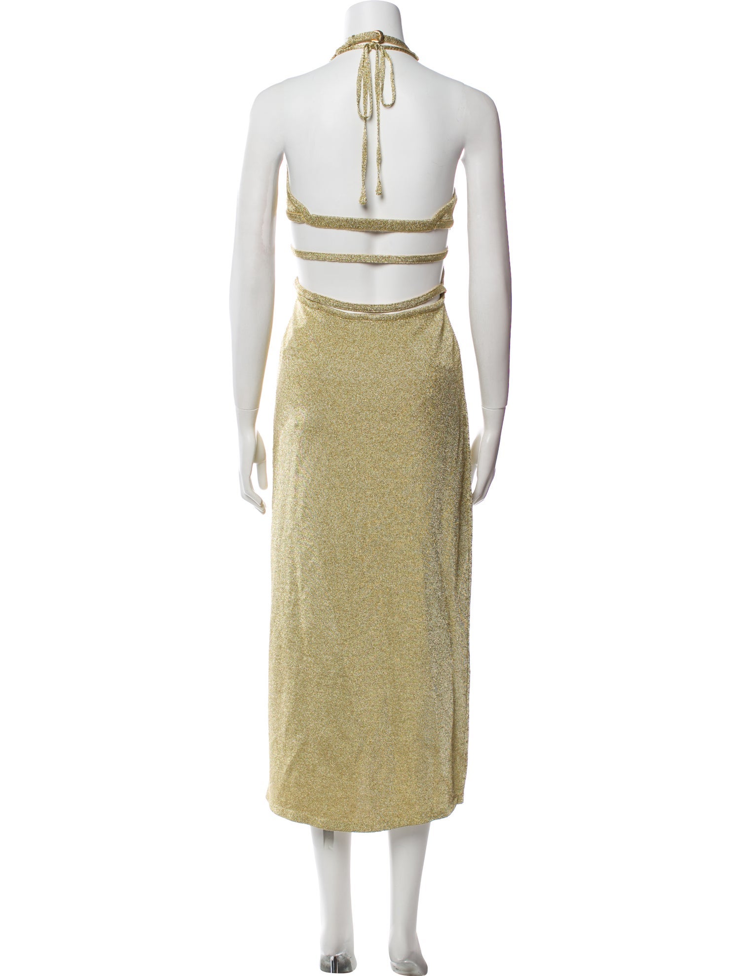 Cult Gaia Halterneck Midi Length Dress